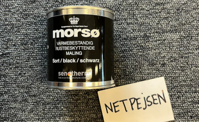 Kan man male en brændeovn?