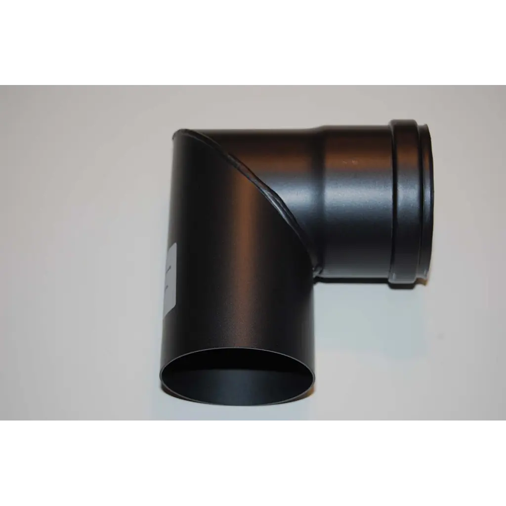 Bogen 90° Ø80mm mit Tür