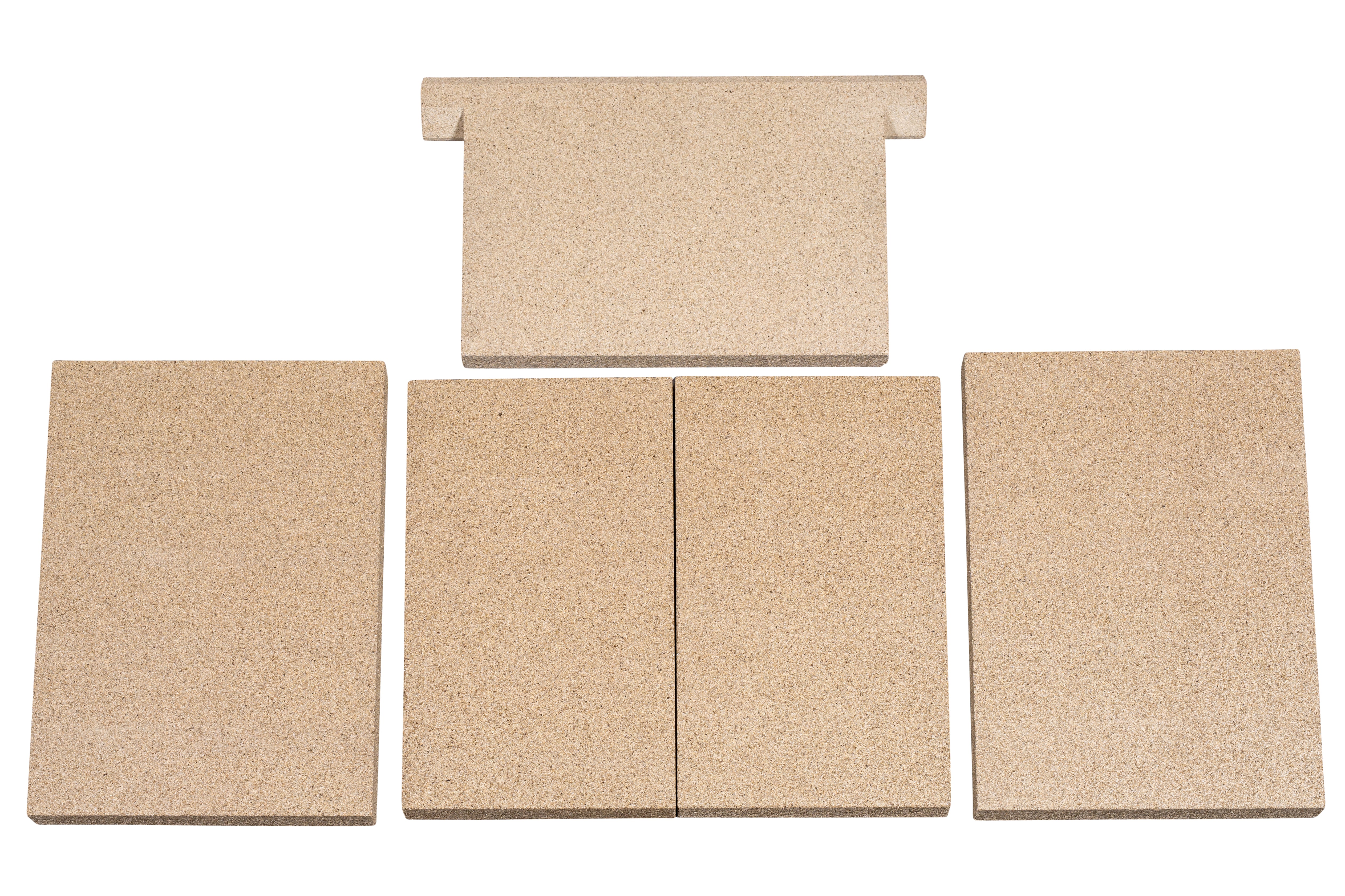 Schamott-Set für Jydepejsen Art-Line und Young-Line (inkl. Rauchumlenkplatte)