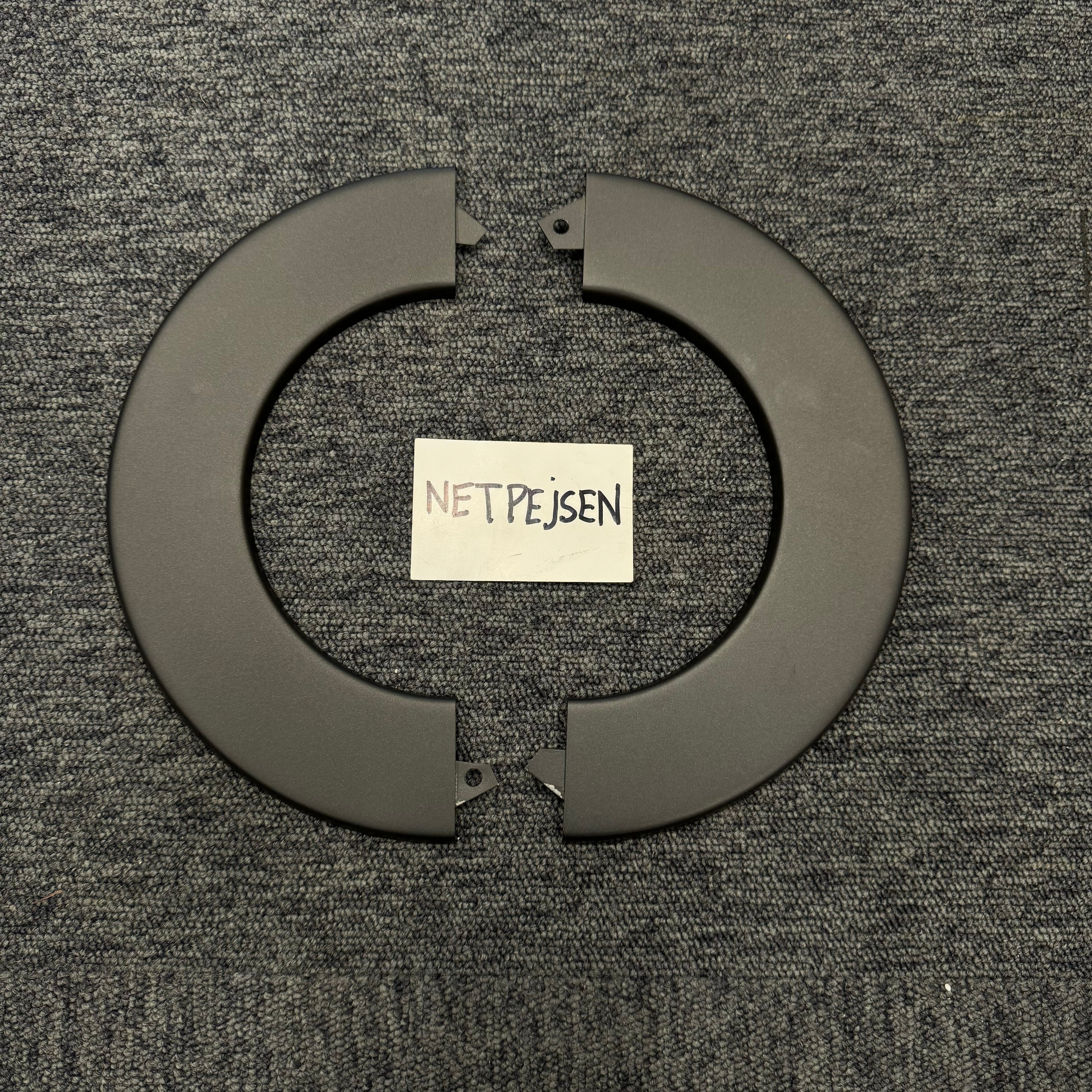 Rosette, 2-teilig, Ø 155 mm, 52 mm Rand