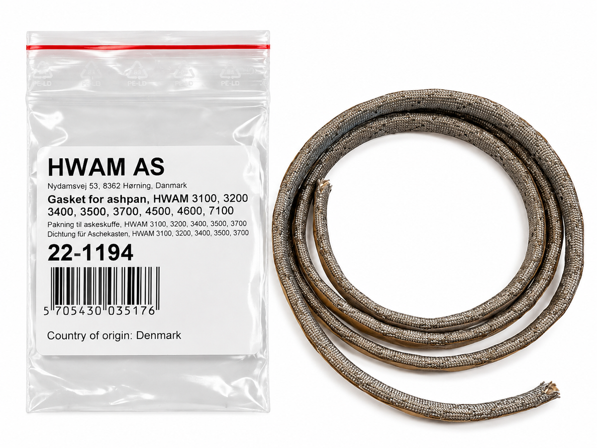 Dichtung für Aschelade HWAM 3100, 3200, 3400, 3500, 7100