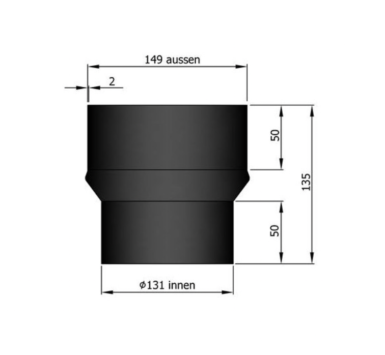 Erweiterung zum Schornstein