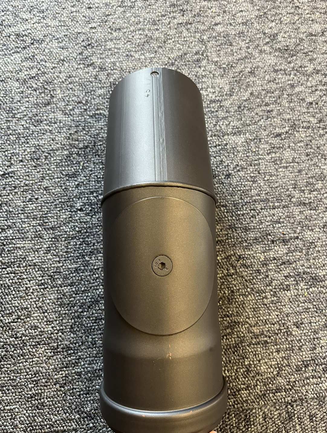 En bøjning 30 grader med Ø80mm diameter og med dør.