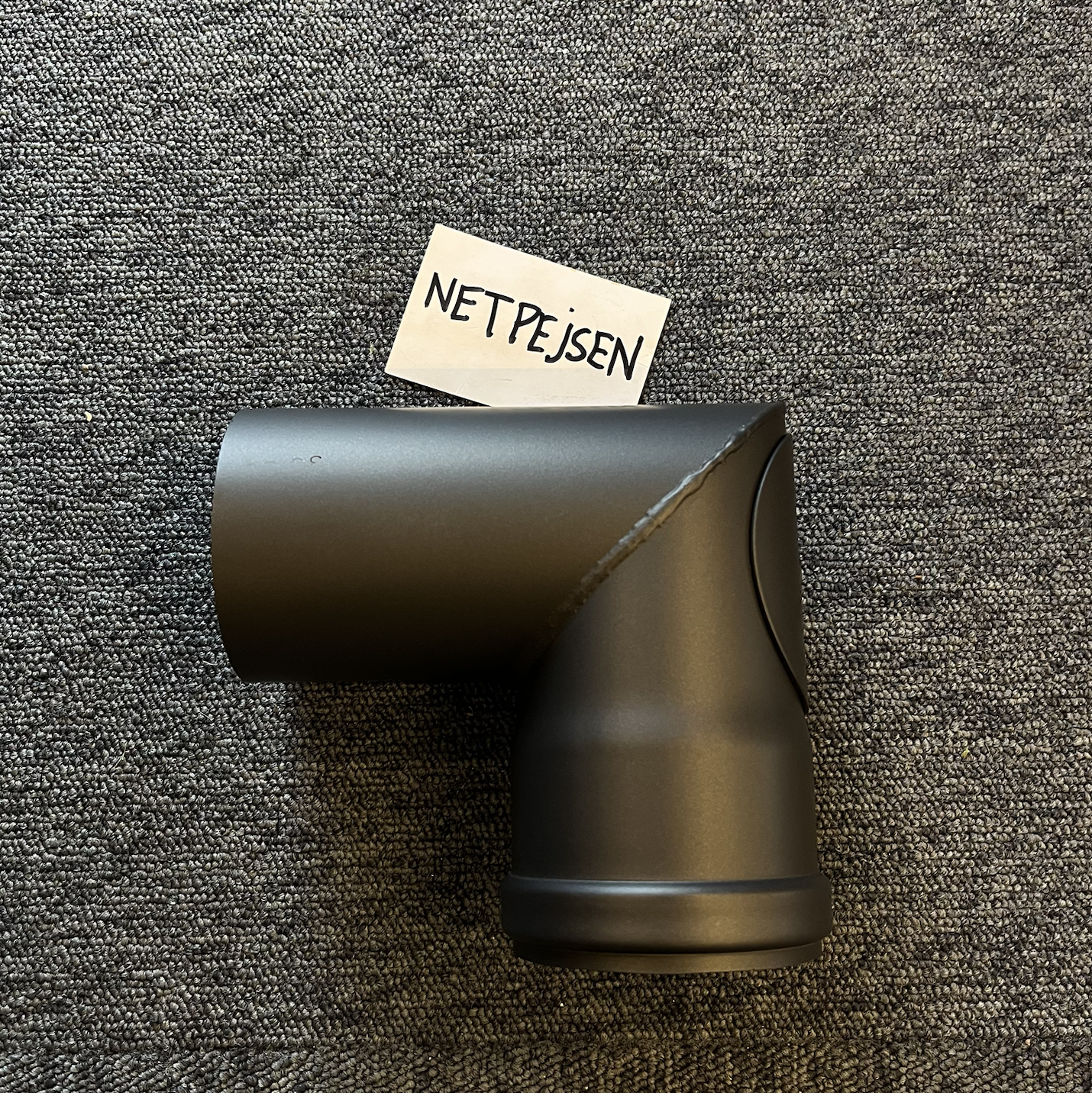 Bøjning 90° Ø80mm med Dør