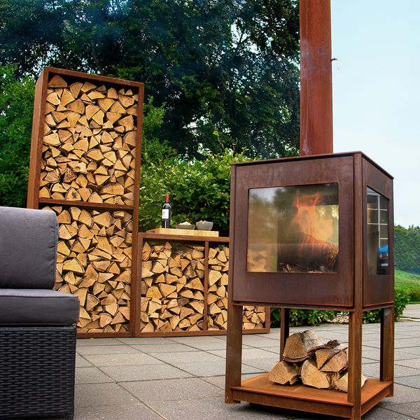 CUBIS Outdoor-Holzofen