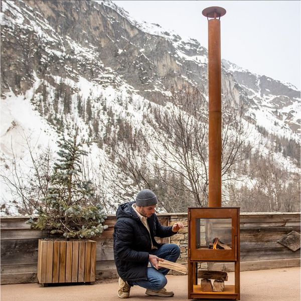 CUBIS Outdoor-Holzofen