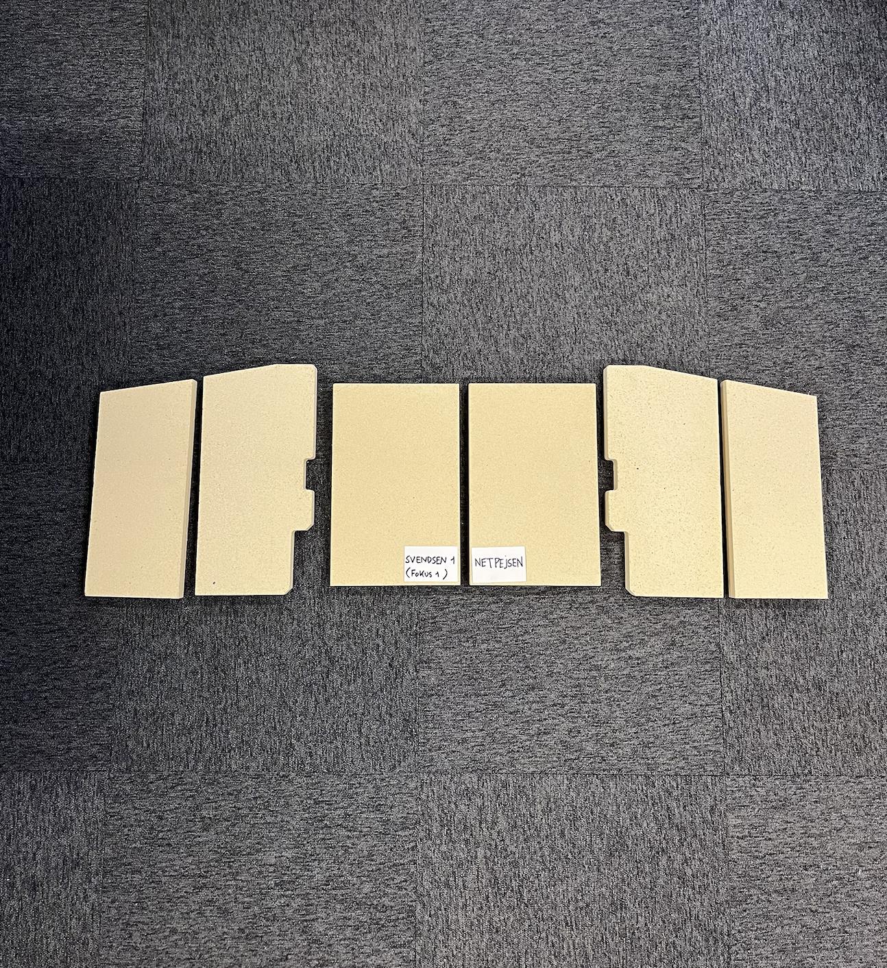 Stensæt sider til Svendsen 1 brændeovn