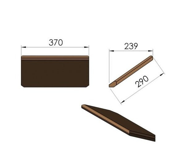 Rauchabweiserplatte für TermaTech TT40