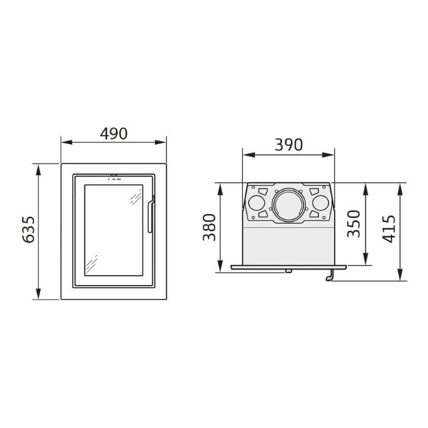 Contura I4 Moderner Kamineinsatz
