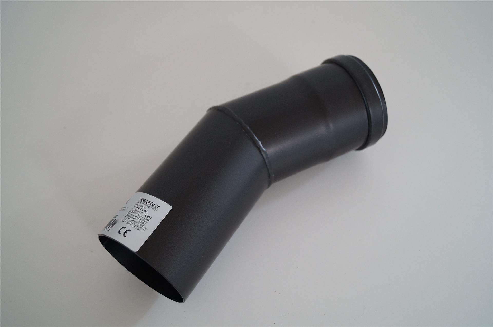 Ø80 Rauchrohr mit 30-Grad-Bogen