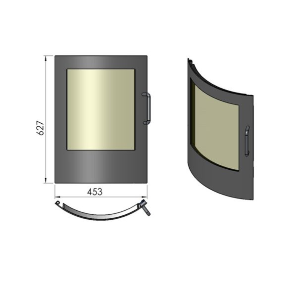 Backofentür für TermaTech TT10
