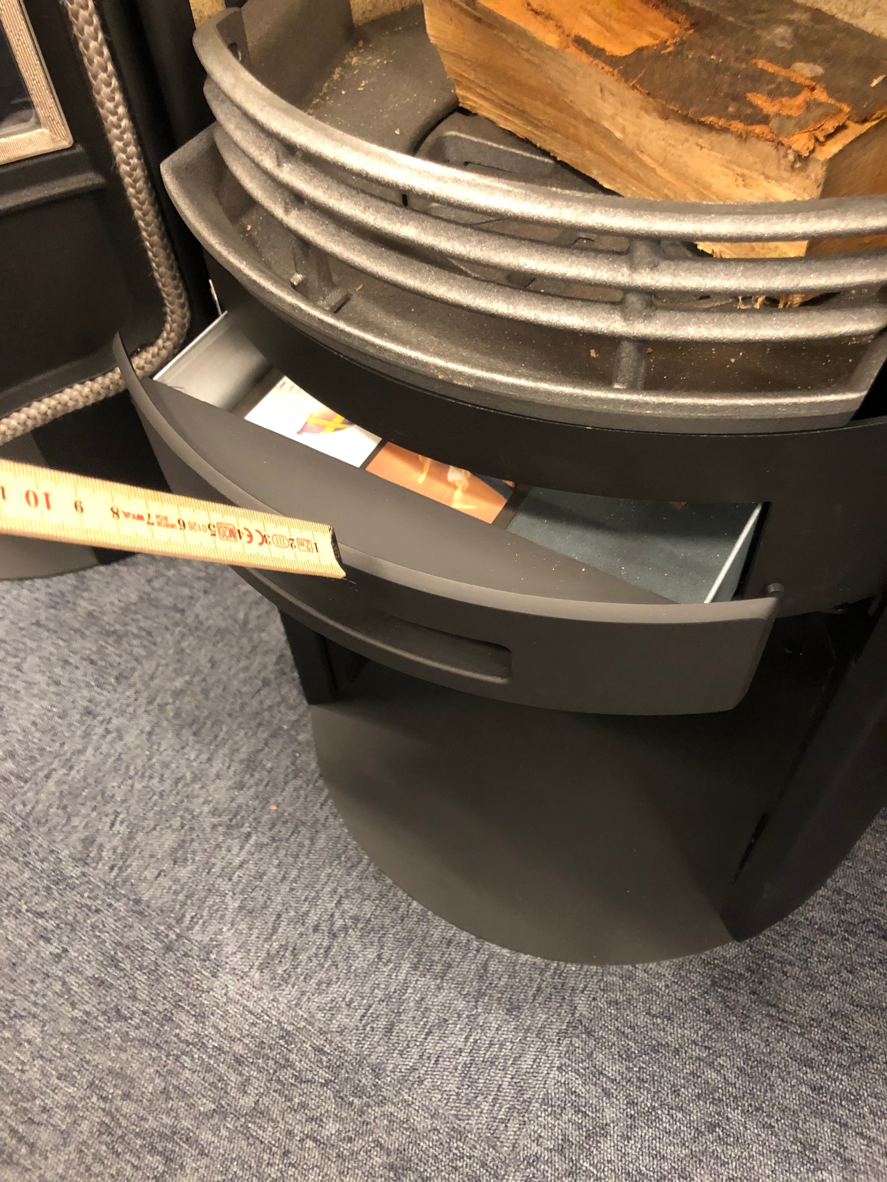 Aschenbecher in Schwarz für Contura 500 Style