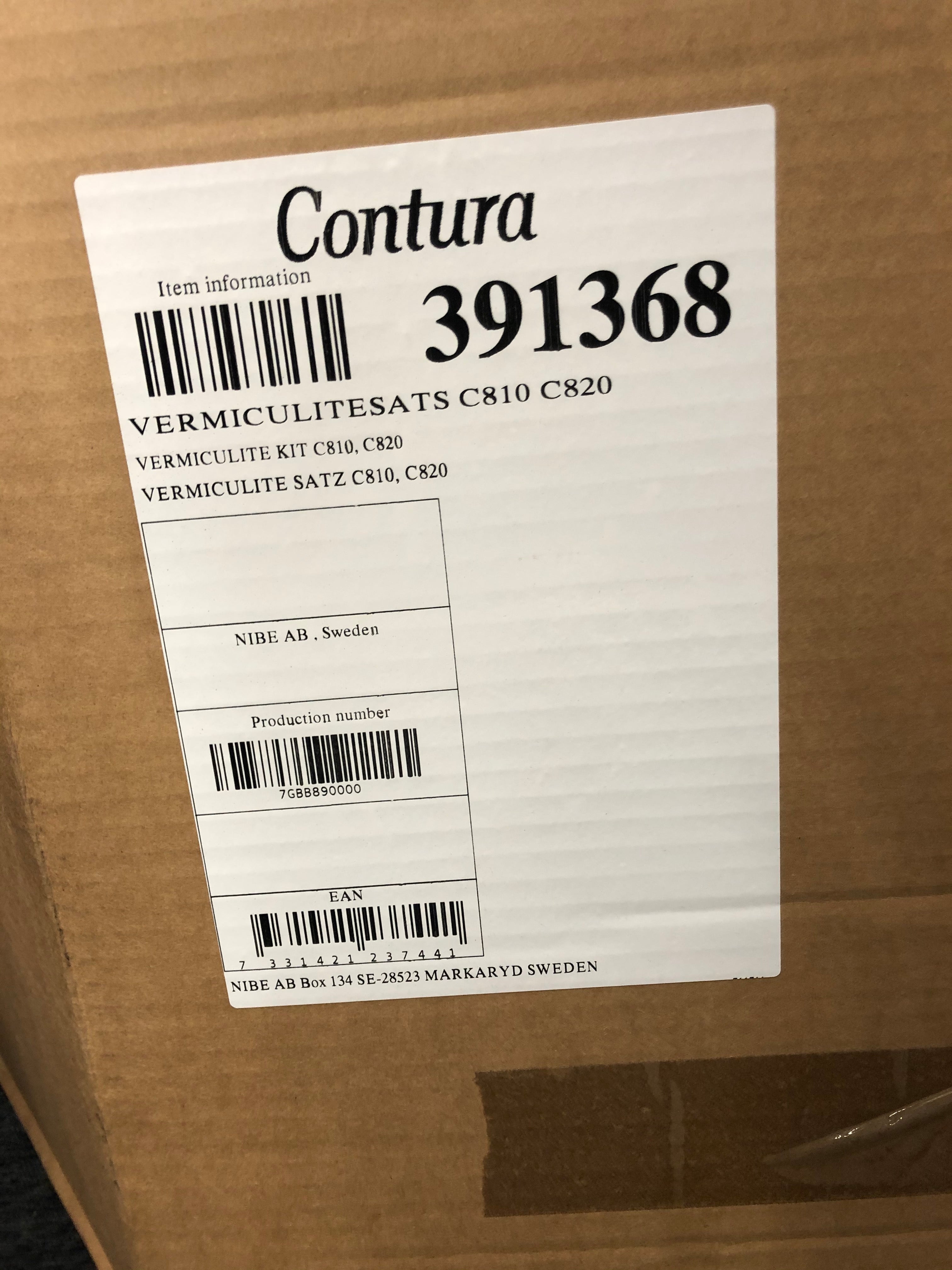 Skamol-Set Contura 810, 820, 870 Classic