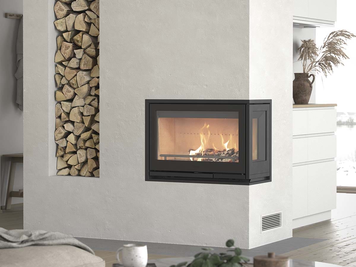 Contura I8 Kamineinsatz mit 2-seitigem Glas