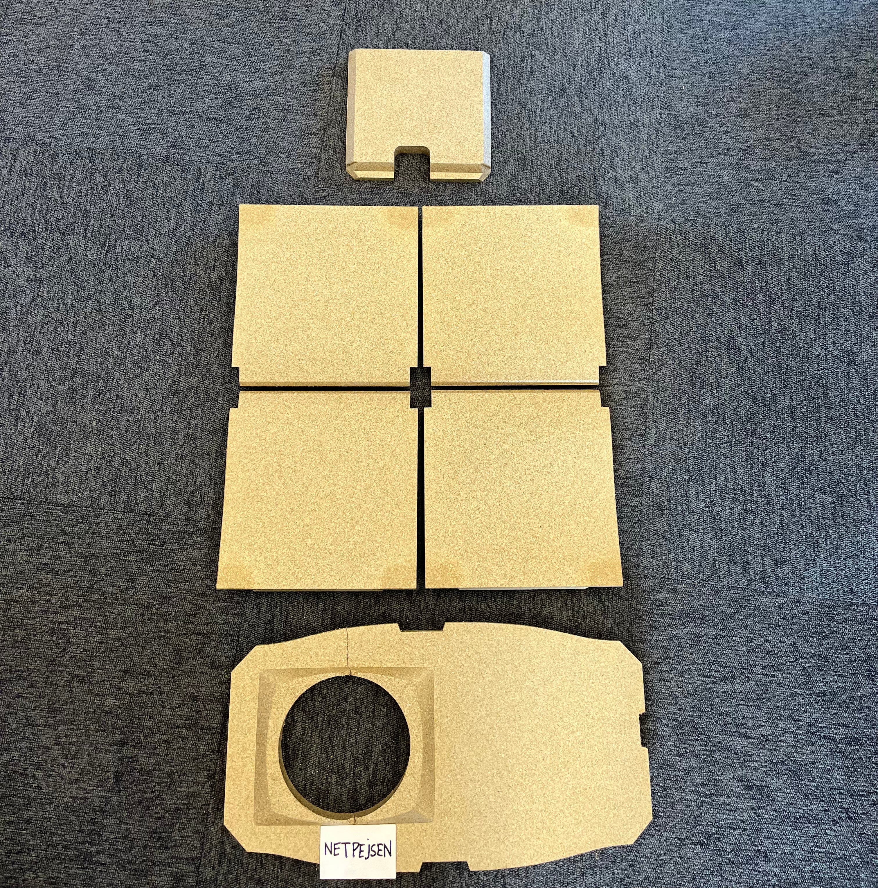 Skamolsæt til Morsø brændeovn 2B Classic