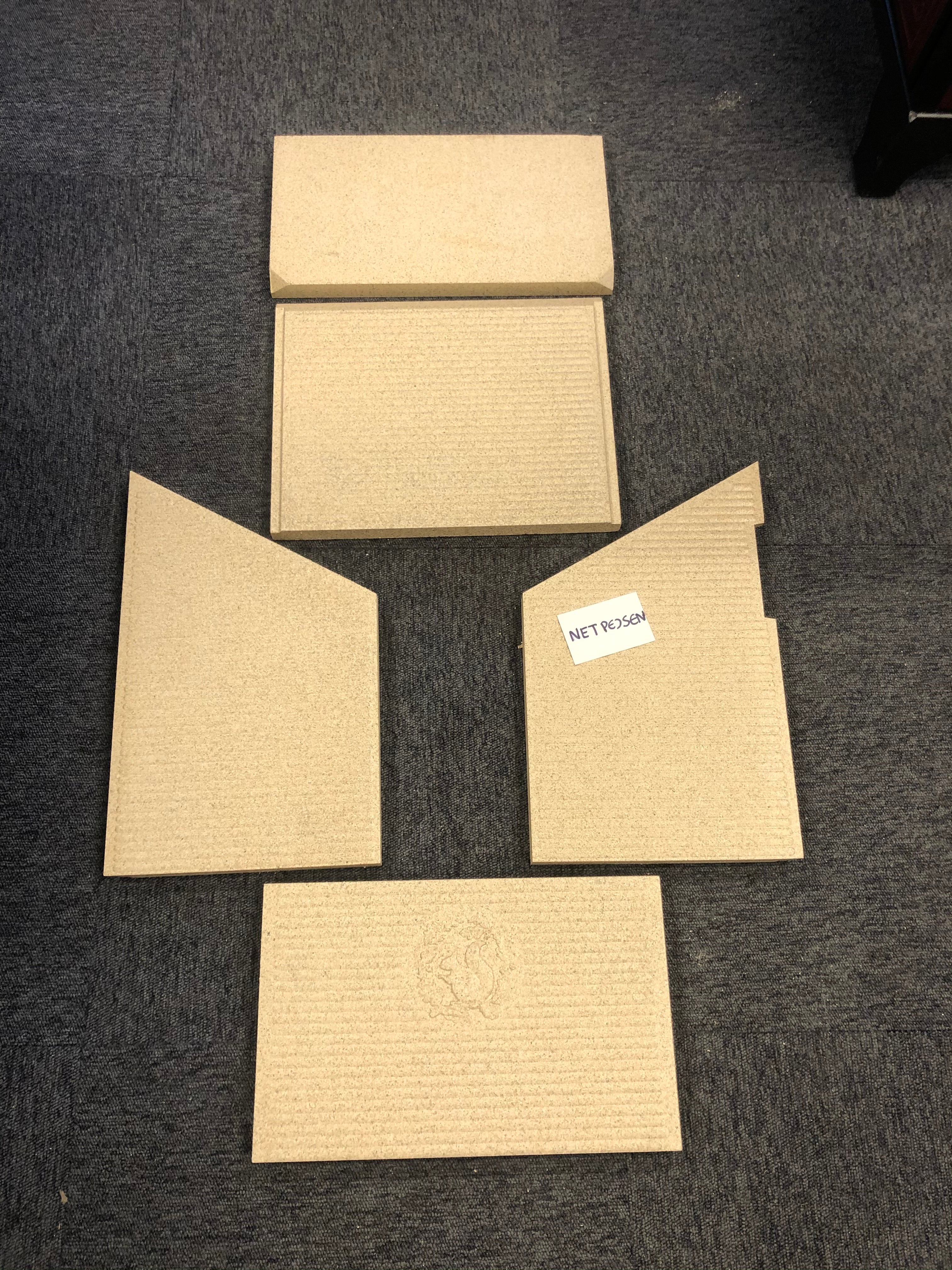 Skamol-Set für Morsø 8100/8800 ohne Seitenglas