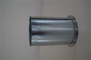 Ø80 Mauerwerksmuffe für Pelletofen-Rauchrohr. 120 mm Länge