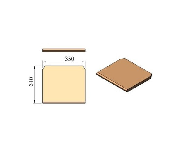Rauchabweiserplatte für TermaTech TT1, TT2, TT3