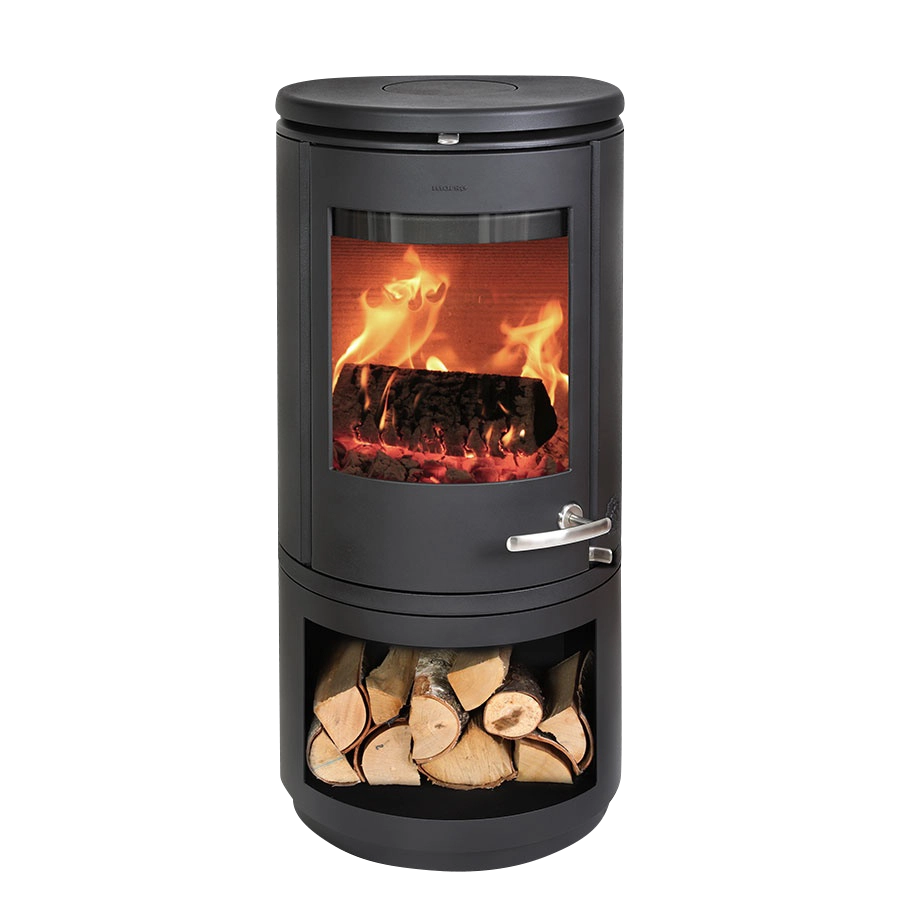 Morsø 7843 Holzofen mit Brennholzmagazin