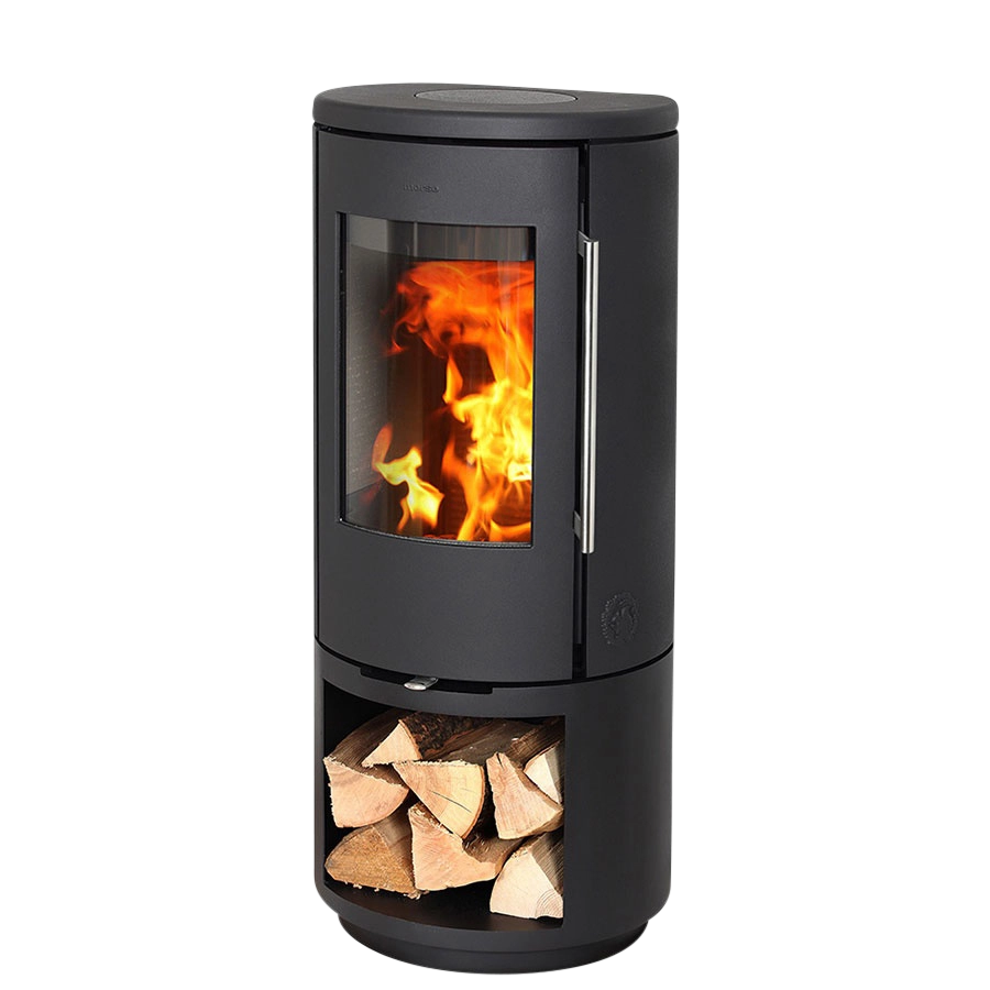 Morsø 7343 Holzofen mit Brennholzmagazin