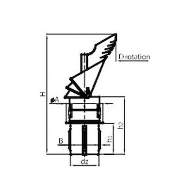 TermaTech Vejrhane/Ballerina - Ø150mm