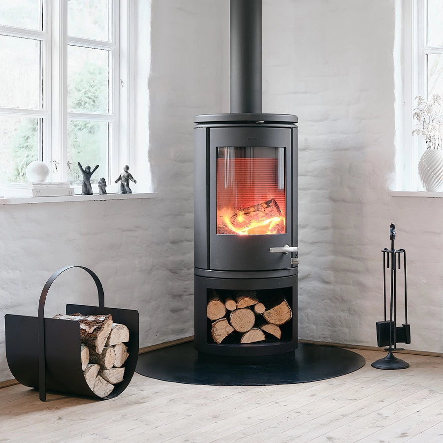 Morsø 7843 Holzofen mit Brennholzmagazin