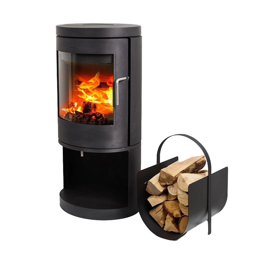 Morsø 8643 Holzofen mit Brennholzmagazin