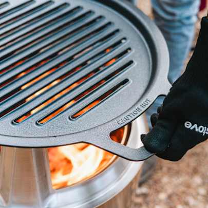 Solo Stove – Lagerfeuer-Grillplatte aus Gusseisen (erfordert einen „HUB“)