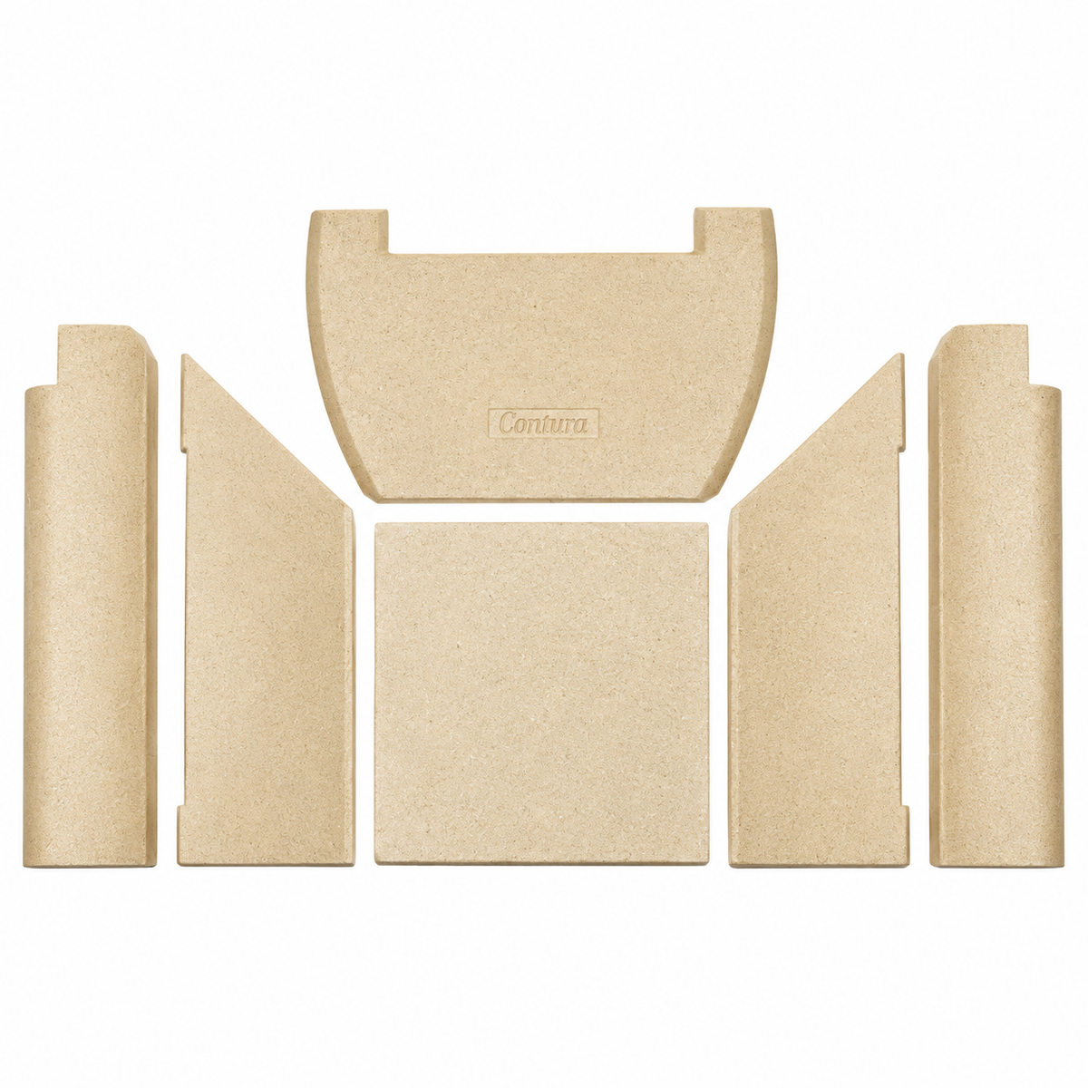 Skamol Set Contura 600 Serie Classic Backofen OHNE Seitenglas