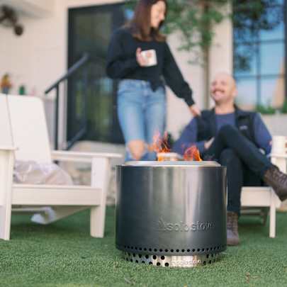 Solo Stove Bonfire 2.0 + Ständer, Farbe Gunmetal