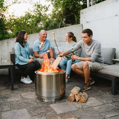 Solo Stove Bonfire 2.0 + Ständer, Farbe Gunmetal