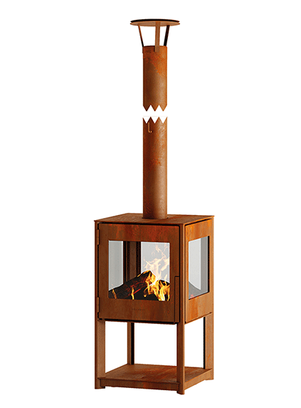 CUBIS Outdoor-Holzofen