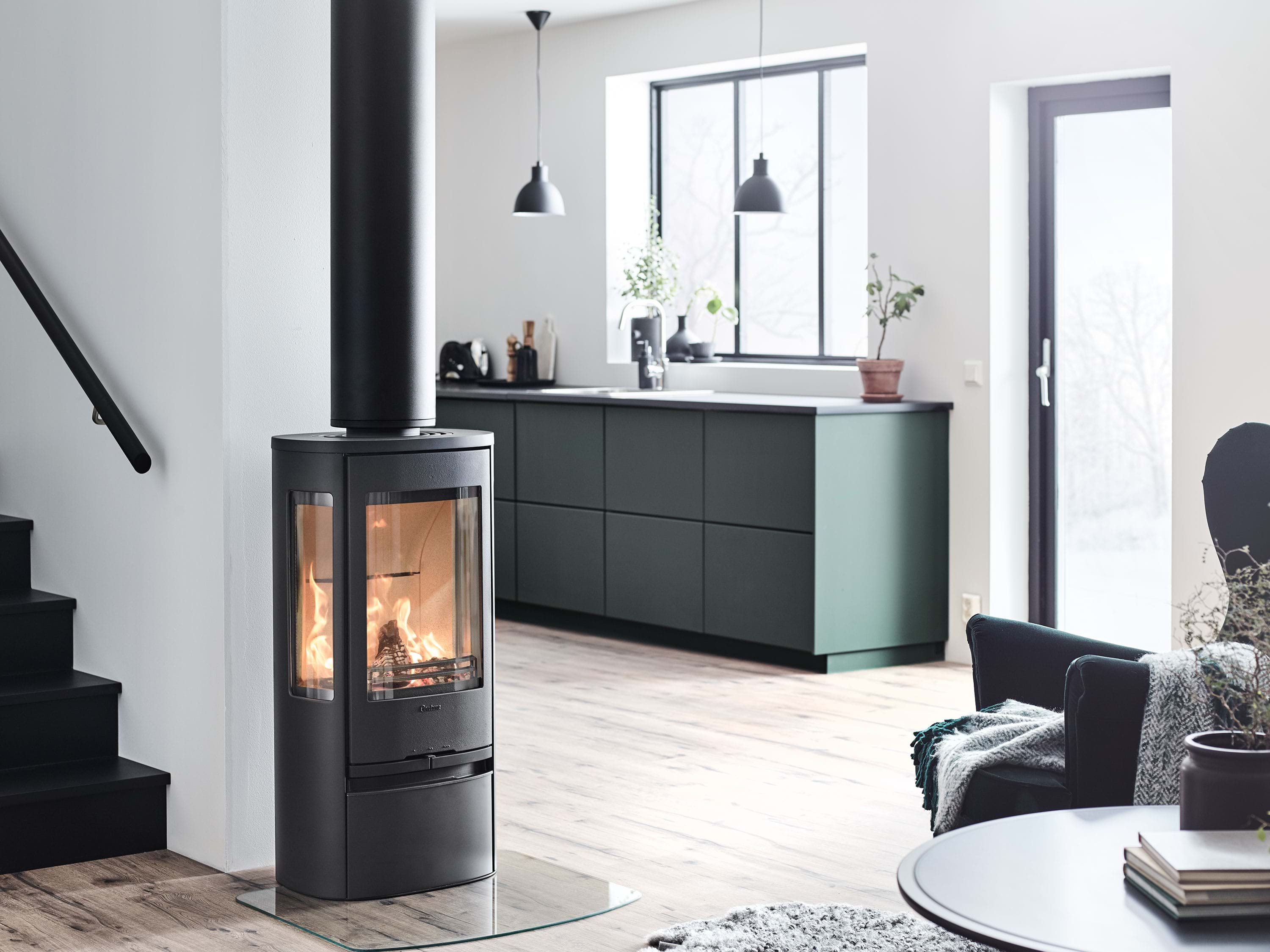 Contura 856 Style Schwarzer Holzofen