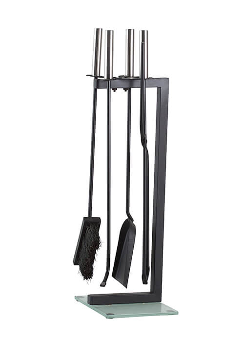 TermaTech Kaminset mit Glasboden