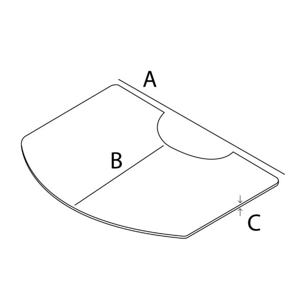 Glasbodenplatte HWAM 2630, 2640